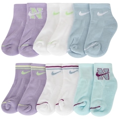 Kit de Meias Nike Wild Flower Infantil com 6 Pares - Foto 2