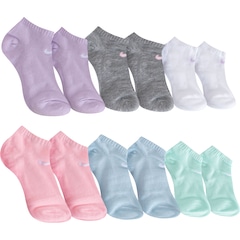Kit de Meias Nike Wild Flower Infantil com 6 Pares - Foto 1
