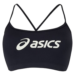 Top Fitness com Bojo Fixo ASICS Logo Alça Cruzada Baixa Sustentação Adulto - Foto 2