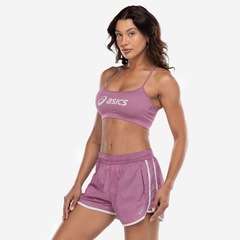 Top Fitness com Bojo Fixo ASICS Logo Alça Cruzada Baixa Sustentação Adulto - Foto 5