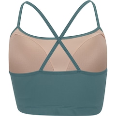 Top Fitness com Bojo Fixo ASICS Logo Alça Cruzada Baixa Sustentação Adulto - Video 1