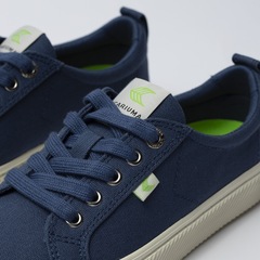 Tênis Cariuma Oca Low Shadow Blue Canvas - Foto 4