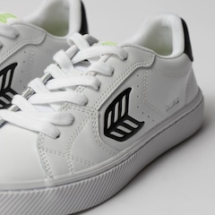 Tênis Cariuma Salva White Leather Black Logo - Foto 2