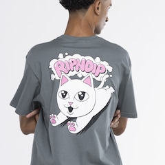 Camiseta Ripndip Manga Curta Leaping Kitty - Foto 6