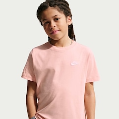 Camiseta Juvenil Nike Manga Curta Sportswear Embroidered Future - Foto 1