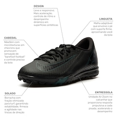 Chuteira Society Adulto Nike Zoom Mercurial Vapor 16 Academy - Foto 3
