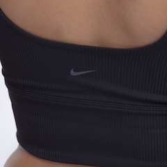 Top Fitness Sem Bojo Nike Baixa Sustentação Wide Rib Bra Adulto - Foto 3