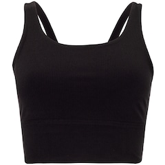 Top Fitness Sem Bojo Nike Baixa Sustentação Wide Rib Bra Adulto - Foto 1