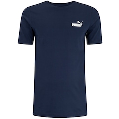 Camiseta Básica Masculina Puma Logo Pequena - Foto 1