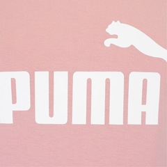 Camiseta Feminina Puma Manga Curta ESS Tee Logo - Foto 3