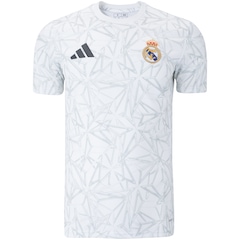Camisa Pré-Jogo Real Madrid adidas Masculina - Foto 1