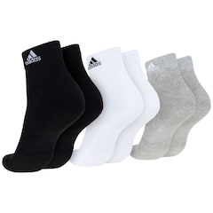 Kit de Meia adidas Cano Baixo 3 Pares Adulto - Foto 2