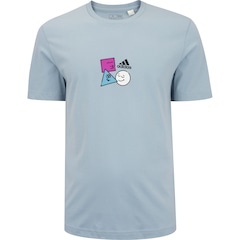 Camiseta Masculina adidas Manga Curta Graphic - Foto 1