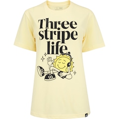 Camiseta Feminina adidas Manga Curta Graphic - Foto 1