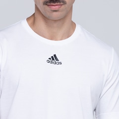 Camiseta Masculina adidas Manga Curta Mescla Logo - Foto 3