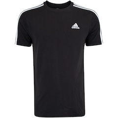 Camiseta Masculina adidas Manga Curta 3 Stripes - Foto 1