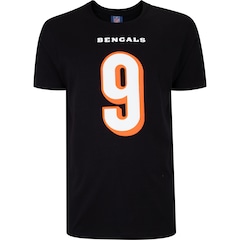 Camiseta do Cincinnati Bengals NFL Masculina Player Burrow NF018 - Foto 1