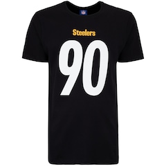Camiseta do Pittsburgh Steelers NFL Masculina Player Watt NF019 - Foto 1