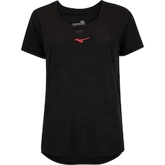 Camiseta Feminina Mizuno Manga Curta Soul Fit Fire - Foto 1
