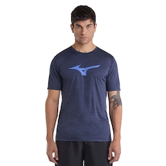 Camiseta Masculina Mizuno Manga Curta Spark Mescla - Foto 1