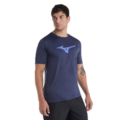 Camiseta Masculina Mizuno Manga Curta Spark Mescla - Foto 2