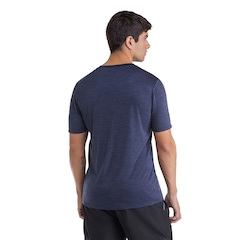 Camiseta Masculina Mizuno Manga Curta Spark Mescla - Foto 3