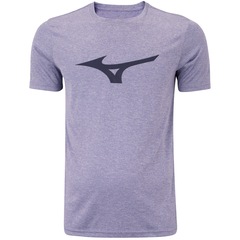 Camiseta Masculina Mizuno Manga Curta Spark Mescla - Foto 1