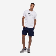 Camiseta Masculina Fila Manga Curta Slim Classic - Foto 4