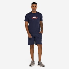 Camiseta Masculina Fila Manga Curta Regular Classic - Foto 4