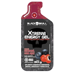 Xtreme Energy Gel Black Skull Guaraná com Açaí 30g - Foto 1