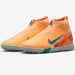 Chuteira Society Infantil Nike Zoom Mercurial Superfly 10 Academy Kylian Mbappé - Foto 4