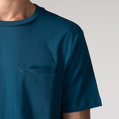 Camiseta Masculina Oxer Manga Curta Detalhe Bolso Externo Selado - Foto 4