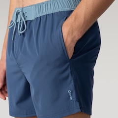 Bermuda Masculina Oxer Swim Liso Contraste - Foto 4