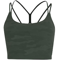 Top Fitness com Bojo Removível Oxer Camuflado Premium Baixa Sustentação Adulto - Foto 1