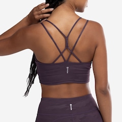 Top Fitness com Bojo Removível Oxer Camuflado Premium Baixa Sustentação Adulto - Foto 5