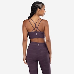 Top Fitness com Bojo Removível Oxer Camuflado Premium Baixa Sustentação Adulto - Foto 3