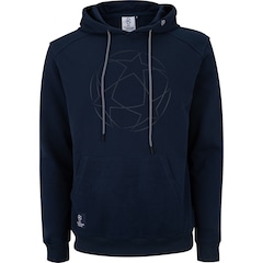 Blusa de Moletom UEFA Champions League com Capuz Masculina - Foto 1