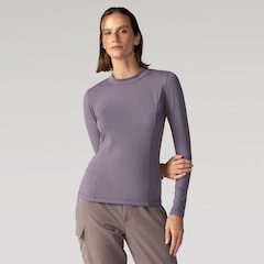 Camiseta Feminina Nord Manga Longa Segunda Pele - Foto 1