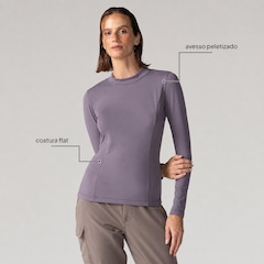 Camiseta Feminina Nord Manga Longa Segunda Pele - Foto 2