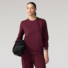 Blusa de Moletom Feminina Oxer Careca Bolso Externo Selado - Foto 1