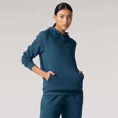 Blusa de Moletom Feminina Oxer com Capuz Canguru - Foto 1