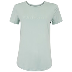 Camiseta Feminina Oxer Manga Curta Estampada Refletivo - Foto 1