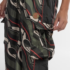 Calça Feminina Farm Nylon Forrada Tucano Gráfico - Foto 5