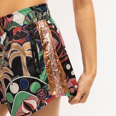 Short Farm Nylon Floresta Cor Bolso Selado Feminino - Foto 5