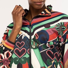 Jaqueta Farm Polytricot Floresta Cor Feminina - Video 1