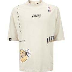 Camiseta do Los Angeles Lakers Masculina NBA Manga Manga Curta Construct N025 - Foto 1