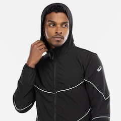 Jaqueta Masculina ASICS Pinstripe Bolsos Seguros Plana - Foto 4