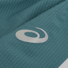 Jaqueta Masculina ASICS Pinstripe Bolsos Seguros Plana - Foto 3