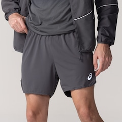 Bermuda Masculina ASICS 5 Pinstripe 2 em 1 Bolso Interno - Foto 1