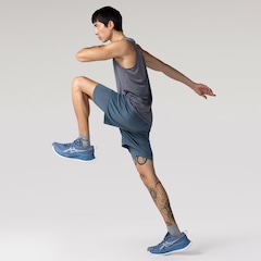 Bermuda Masculina ASICS Malha 2 em 1 Elástico Logo - Foto 4